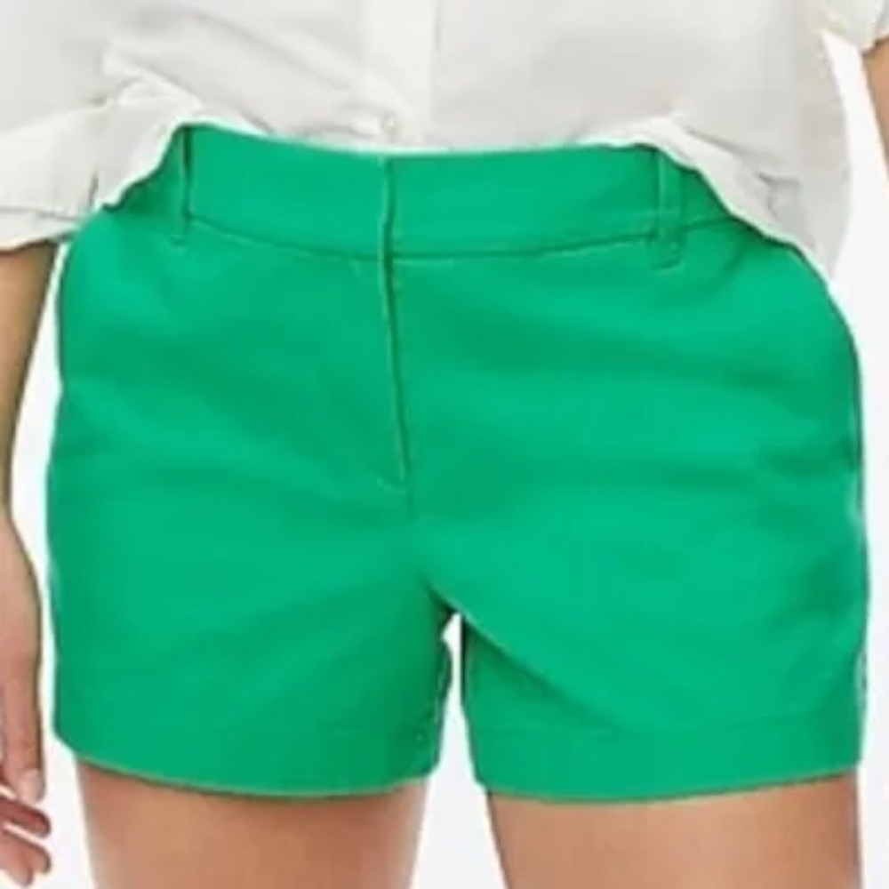 J.crew 3" Chino short neon green US12 NWT